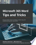 Microsoft 365 Word Tips and Tricks Book