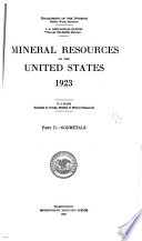 Mineral Resources Of The United States