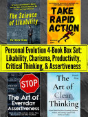 Personal Evolution 4-Book Box Set: Likability, Charisma, Productivity, Critical Thinking, & Assertiveness