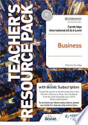 Cambridge International AS and a Level Business Teacher's Resource Pack