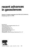 Recent Advances in Geosciences