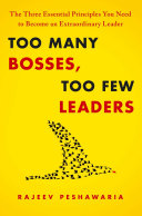 Too Many Bosses, Too Few Leaders Pdf/ePub eBook