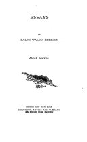 The Works of Ralph Waldo Emerson  Essays  First series