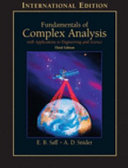 Fundamentals of Complex Analysis with Applications to Engineering and Science Book
