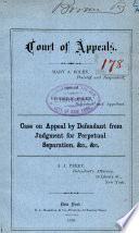 New York Court of Appeals  Records and Briefs 