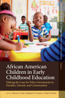 African American Children in Early Childhood Education