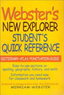 Webster s New Explorer Student s Quick Reference