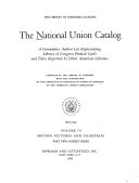 The National Union Catalog