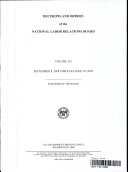 Decisions and Orders of the National Labor Relations Board  V  353  September 8  2008 Through April 20  2009 Book