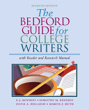 Book The Bedford Guide for College Writers Cover