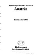 Quarterly Economic Review of Austria