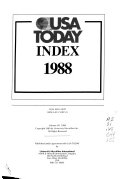 USA Today Index Book