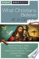 What Christians Believe at a Glance Book