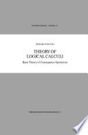 Theory of Logical Calculi Book