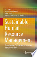 Sustainable Human Resource Management Book