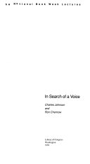 In Search of a Voice
