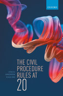 The Civil Procedure Rules at 20