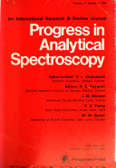 Progress in Analytical Spectroscopy