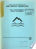 Arapho National Forest  N F    Roosevelt National Forest  N F    Joe Wright Reservoir  Land Use Authorization Book PDF
