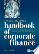 Financial Times Handbook of Corporate Finance Book