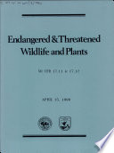 Endangered and Threatened Wildlife and Plants Book