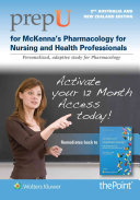 Prepu For Mckenna S Pharmacology For Nursing And Health Professionals