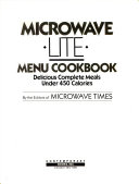 Microwave Lite Menu Cookbook