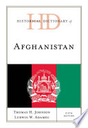 Historical Dictionary of Afghanistan Book
