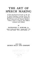 The Art of Speech Making