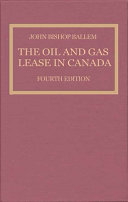 The Oil and Gas Lease in Canada