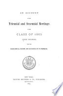 An Account of the Triennial and Sexennial Meetings