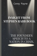 Insight From Stephen Rabb Book