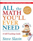 All the Math You ll Ever Need Book