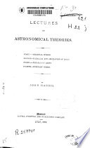 Lectures on Astronomical Theories Book