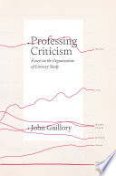 Professing Criticism Book PDF