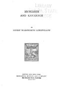 亨利·沃兹沃斯·朗费罗的散文作品亥伯龙和卡瓦纳