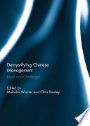 Demystifying Chinese Management Book