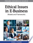 Ethical Issues in E Business  Models and Frameworks Book
