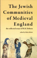 The Jewish Communities of Medieval England