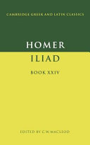 Homer  Iliad Book XXIV