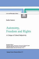 Autonomy, Freedom and Rights [Pdf/ePub] eBook