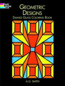 Geometric Designs Stained Glass Coloring Book