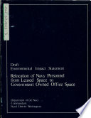 Relocation of Navy Personnel from Leased to Government Owned Office Space Book PDF