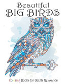 Beautiful Big Birds Coloring Book For Adult  Relaxation
