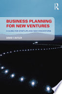 Business Planning for New Ventures Book PDF