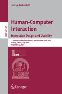Human-Computer Interaction. Interaction Design and Usability