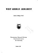 West German Armament