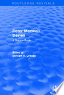 Revival: Peter Maxwell Davies: A Source Book (2002)