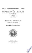 University of Missouri Studies