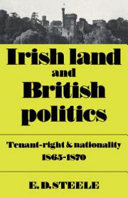 Irish Land and British Politics